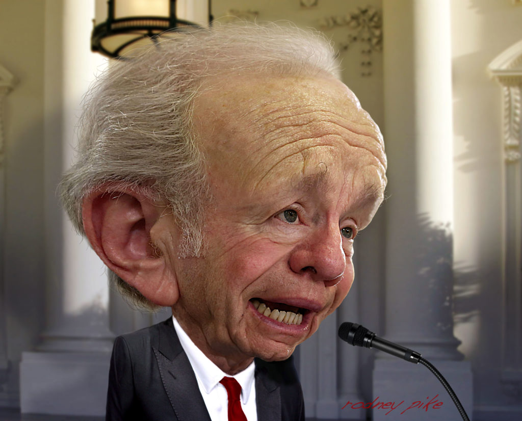 Joe Lieberman 2017 - Rodney Pike Humorous Illustrator